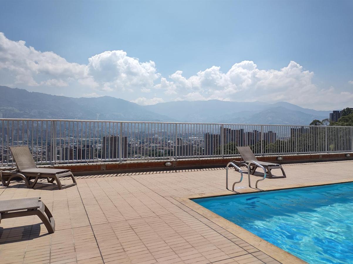 Hermoso Apartamento Con Vista A Todo Medellín Eksteriør bilde