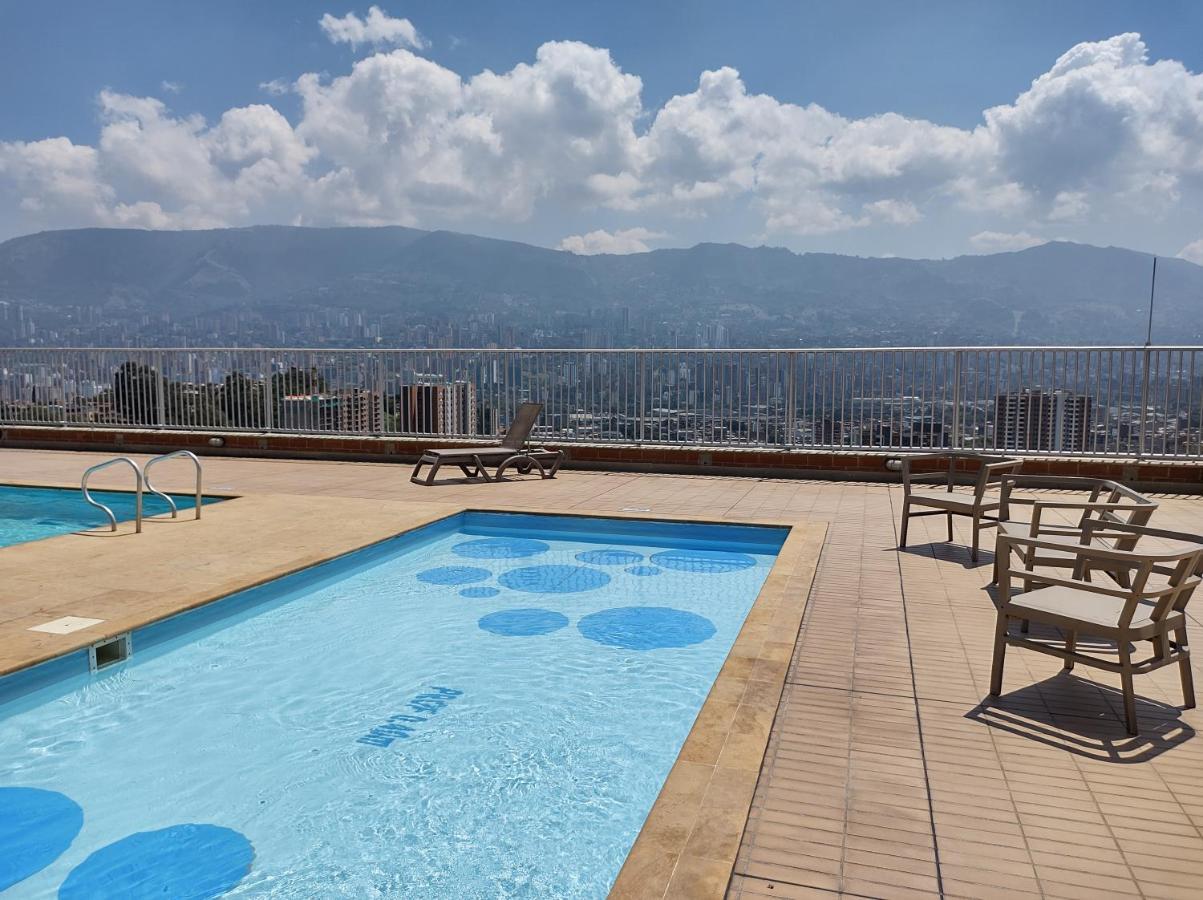 Hermoso Apartamento Con Vista A Todo Medellín Eksteriør bilde